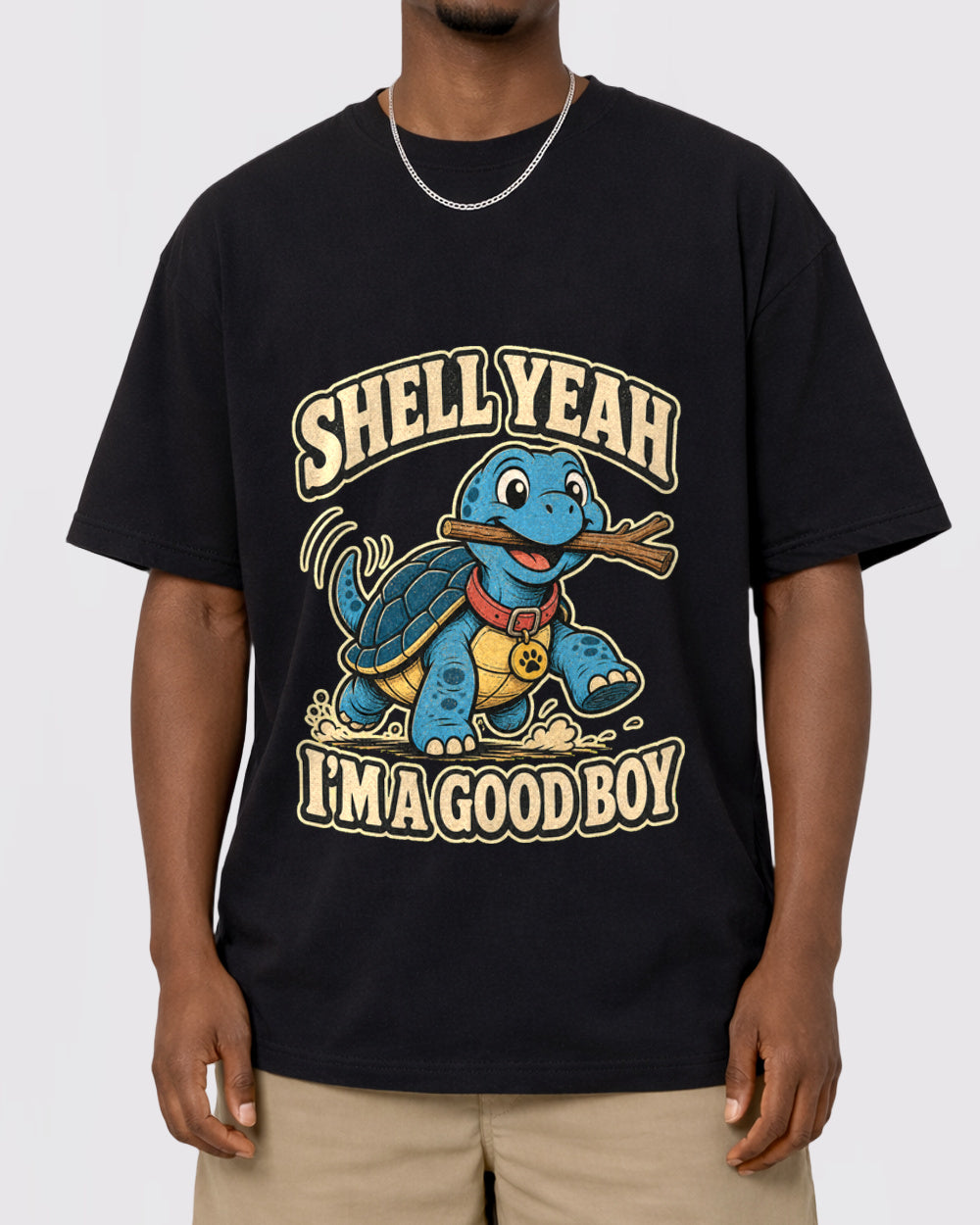 Shell Yeah Turtle Graphic T-Shirt