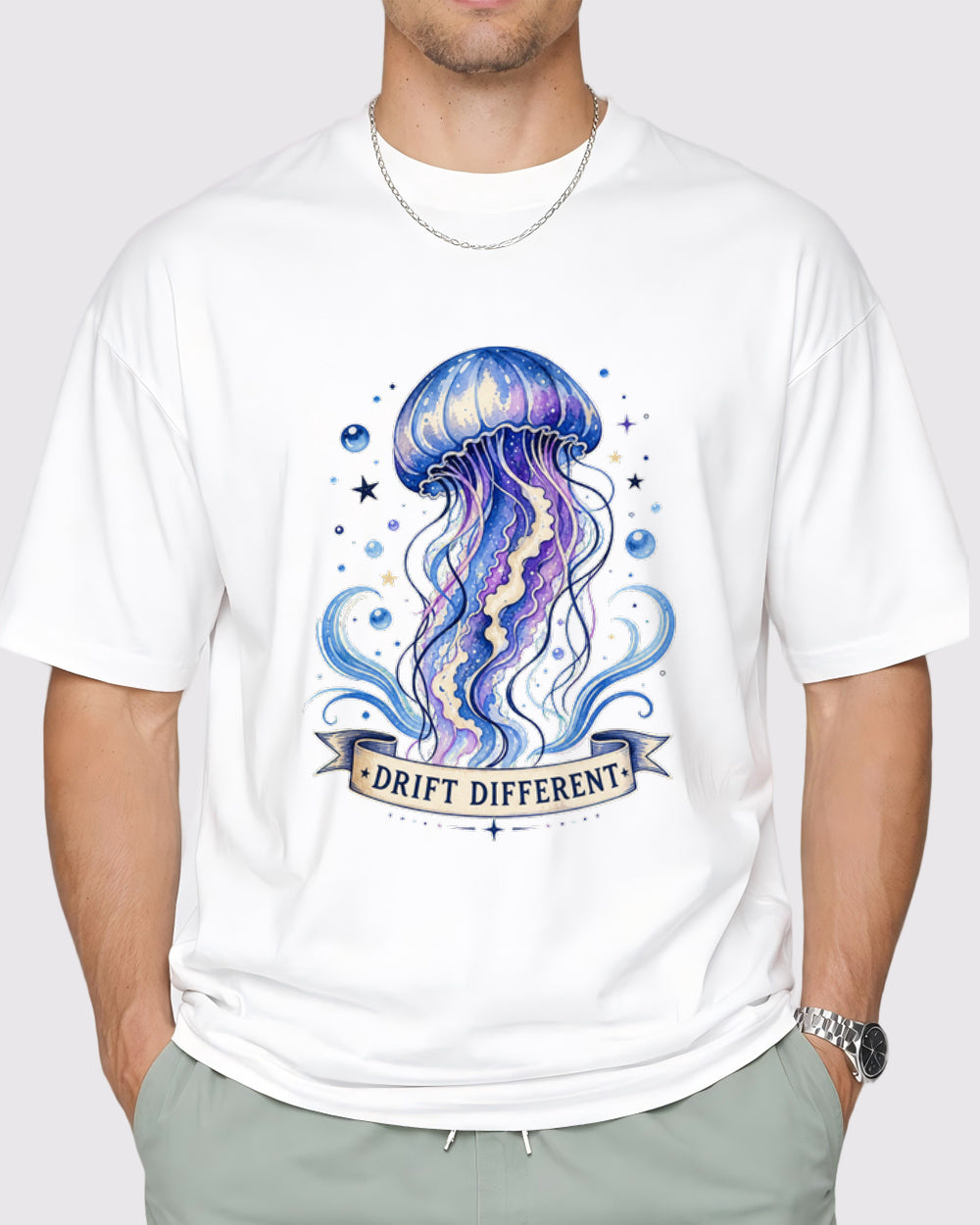 Drift Different Jellyfish Graphic T-Shirt