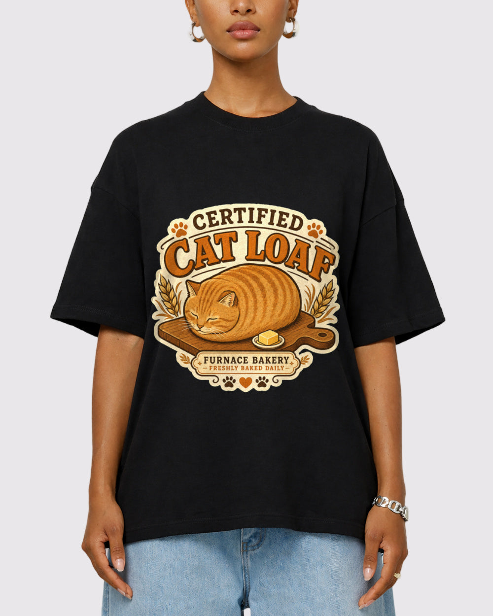 Certified Cat Loaf Graphic T-Shirt