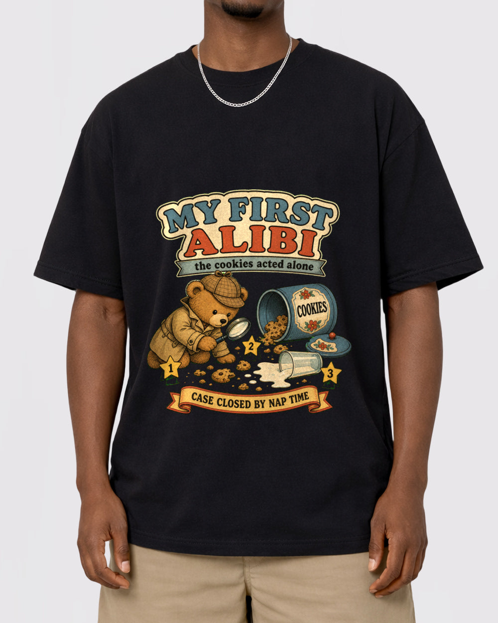 My First Alibi Teddy Bear Graphic T-Shirt