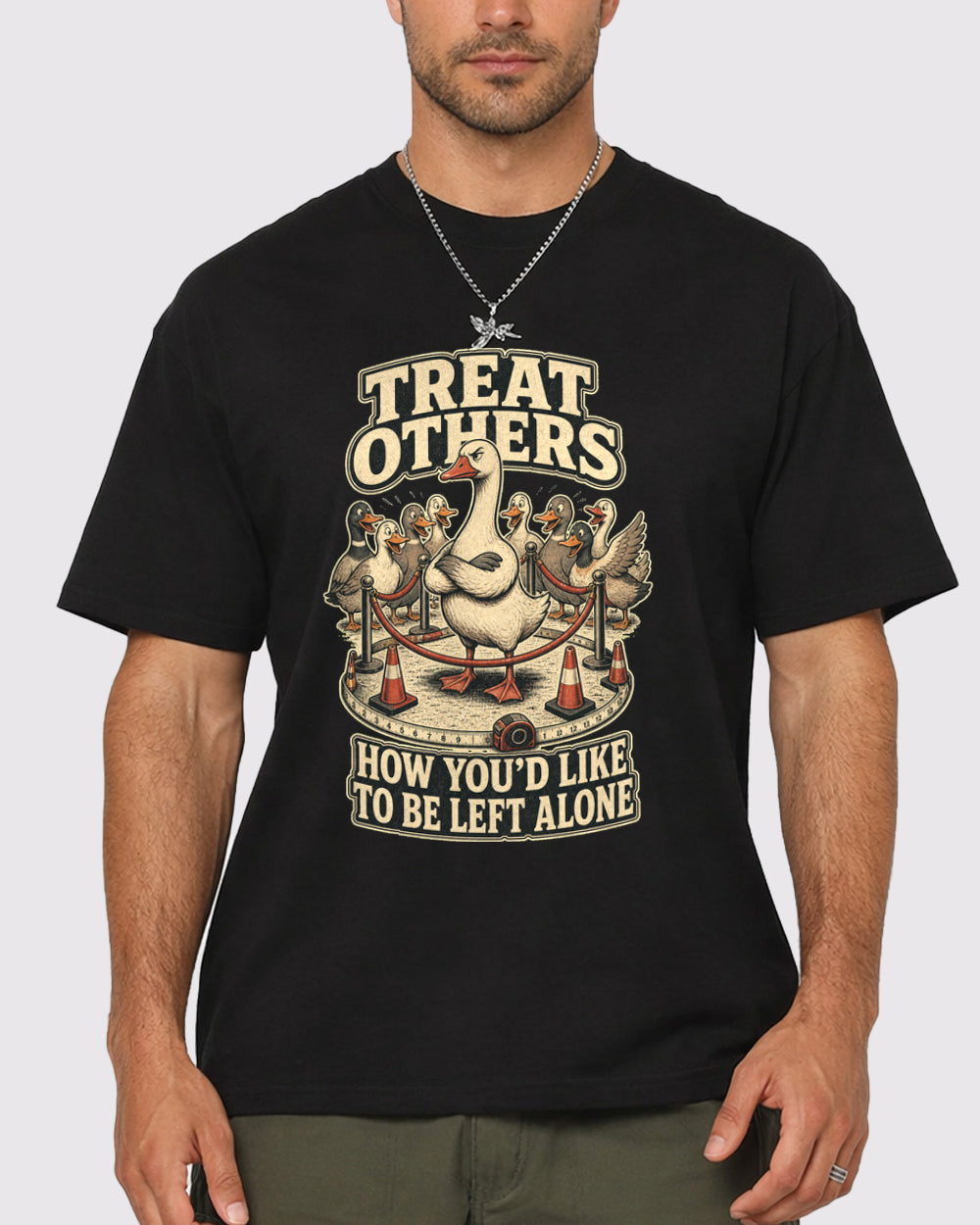 Treat Others Goose Graphic T-Shirt