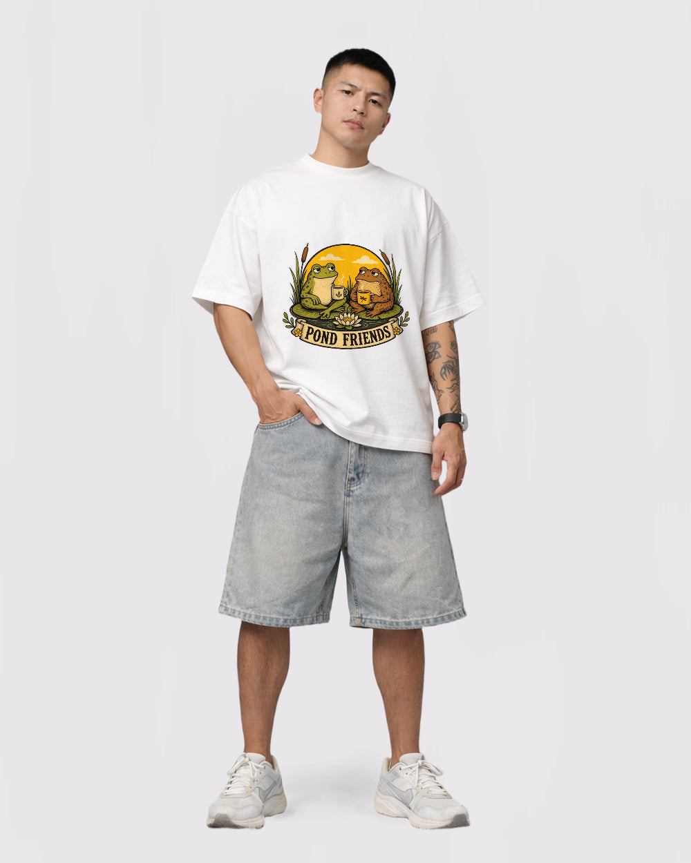 Pond Friends Frogs Graphic T-Shirt