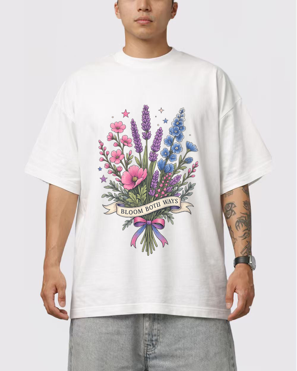 Bloom Both Ways Nature Graphic T-Shirt, primary front view, image 1
