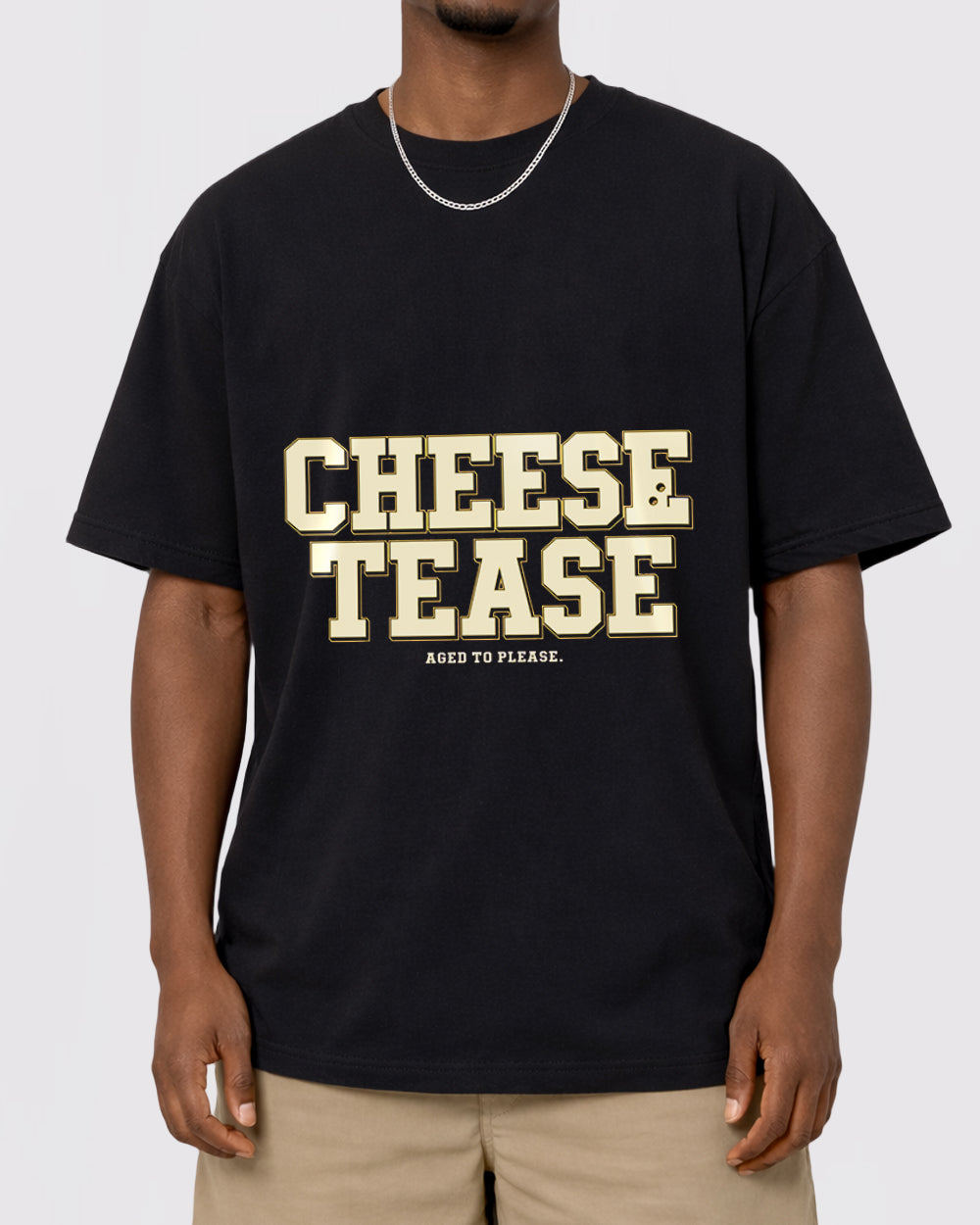 White Cheese Please Graphic T-Shirt primary front view 1 image