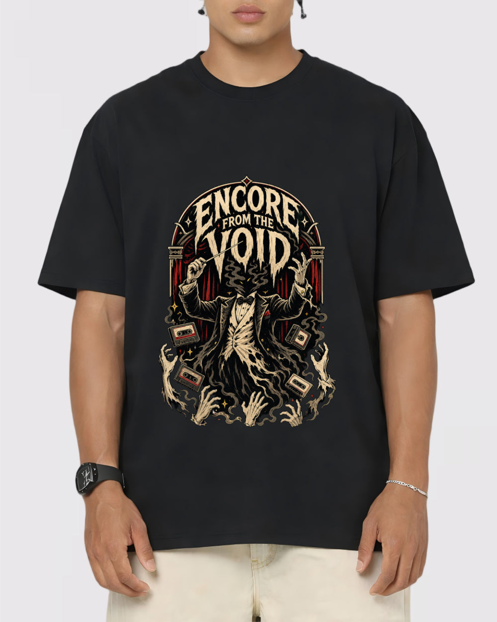 Encore From The Void Dark Graphic T-Shirt, primary front view, image 1