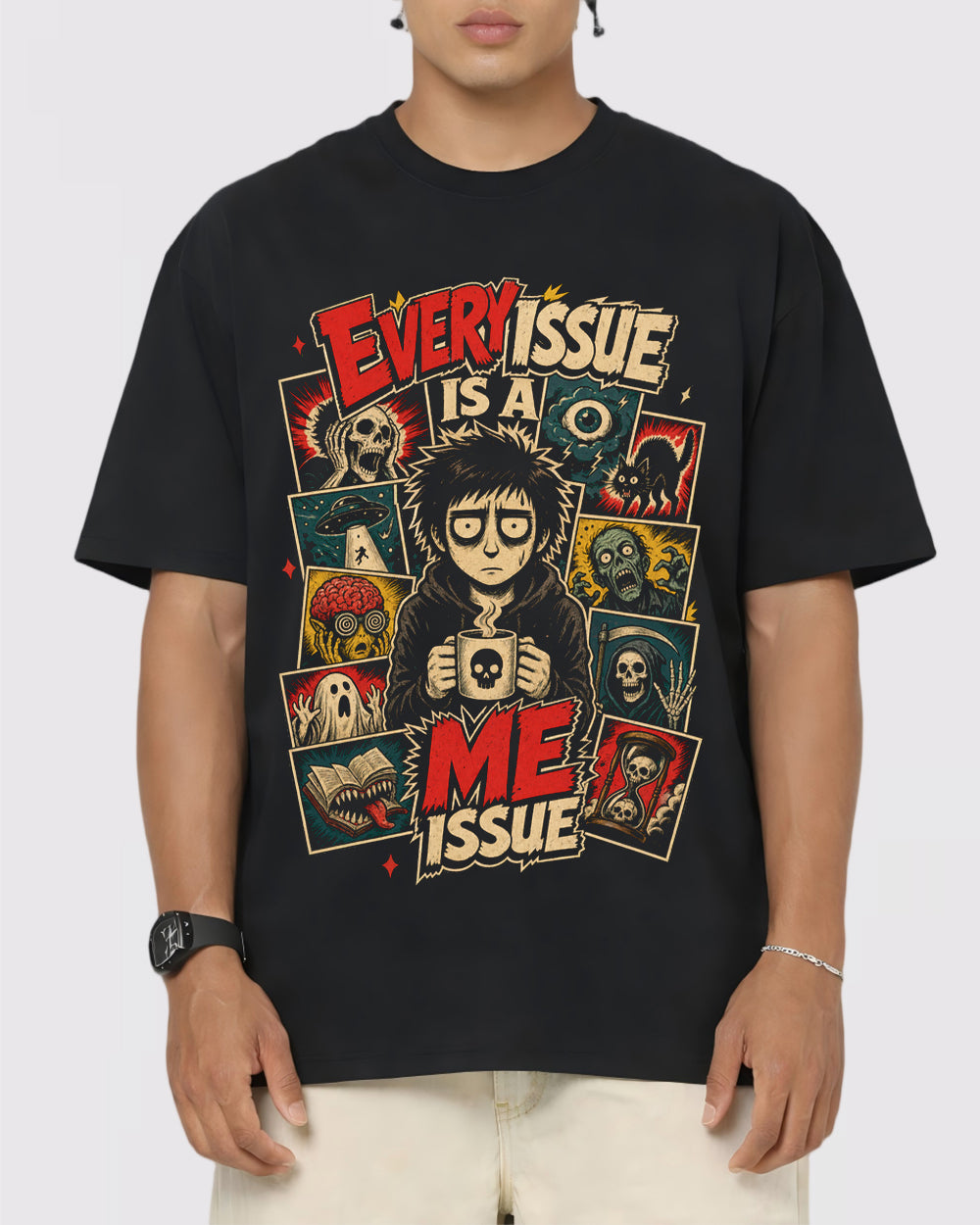Every Issue Is A Me Issue Funny Graphic T-Shirt, primary front view, image 1
