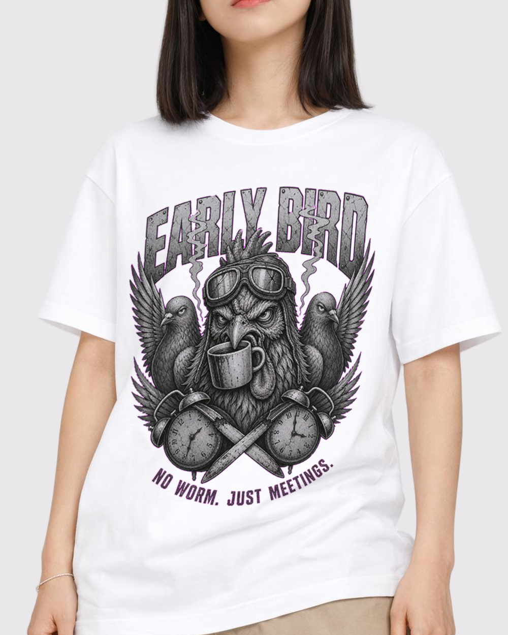 Fairy Hero Retro Graphic T-Shirt, primary front view, image 1