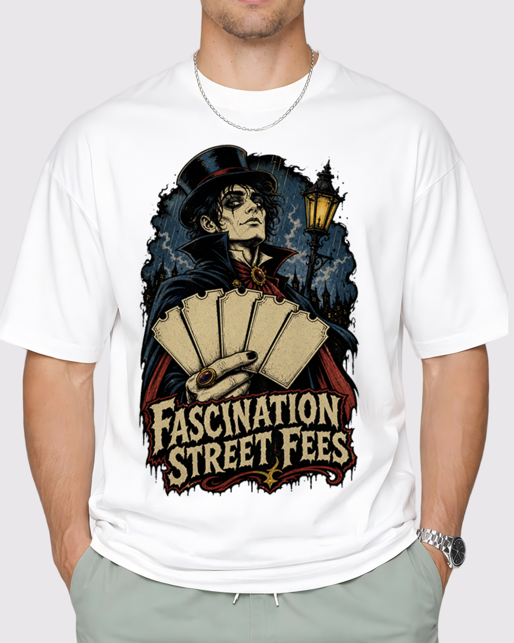 Fascination Street Fees Retro Graphic T-Shirt, primary front view, image 1