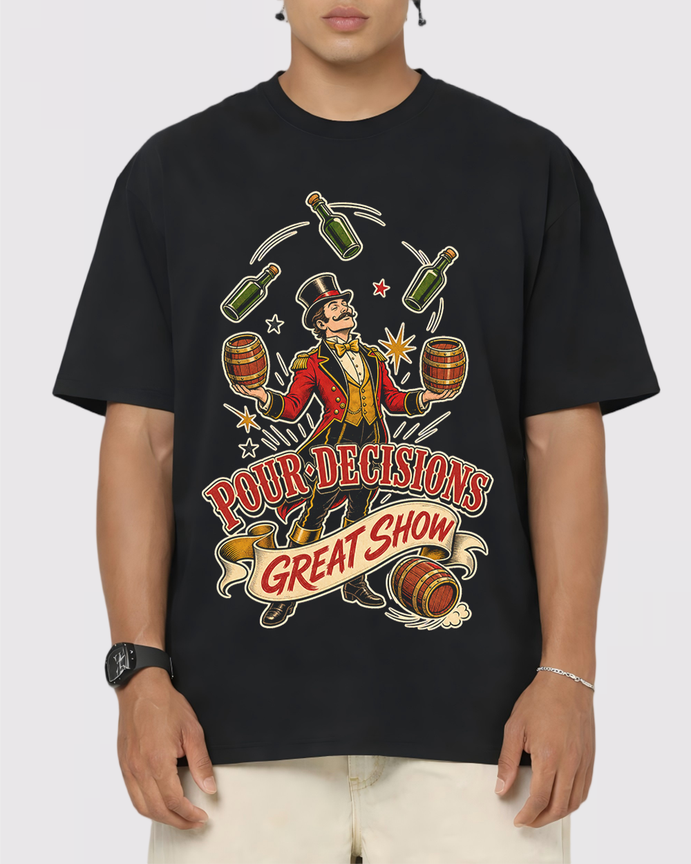 Great Show Retro Graphic T-Shirt, primary front view, image 1