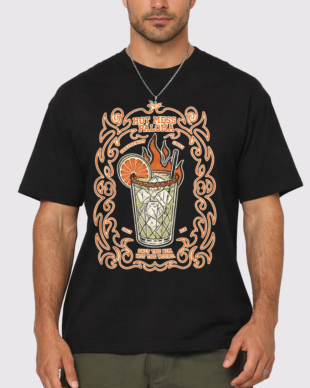 Hot Mess Paloma Food Graphic T-Shirt, primary front view, image 1