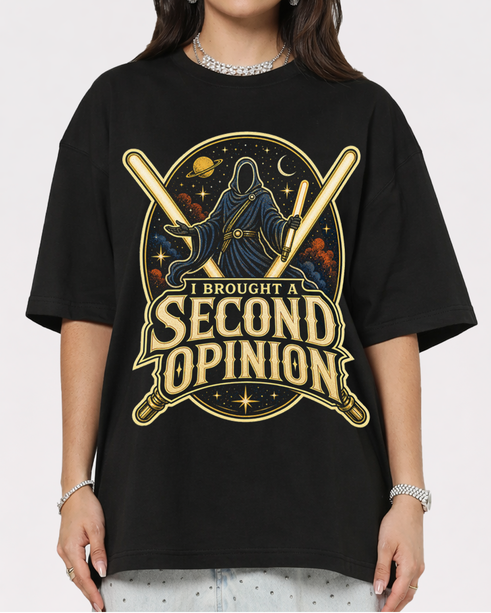 I Brought a Second Opinion Retro Graphic T-Shirt, primary front view, image 1
