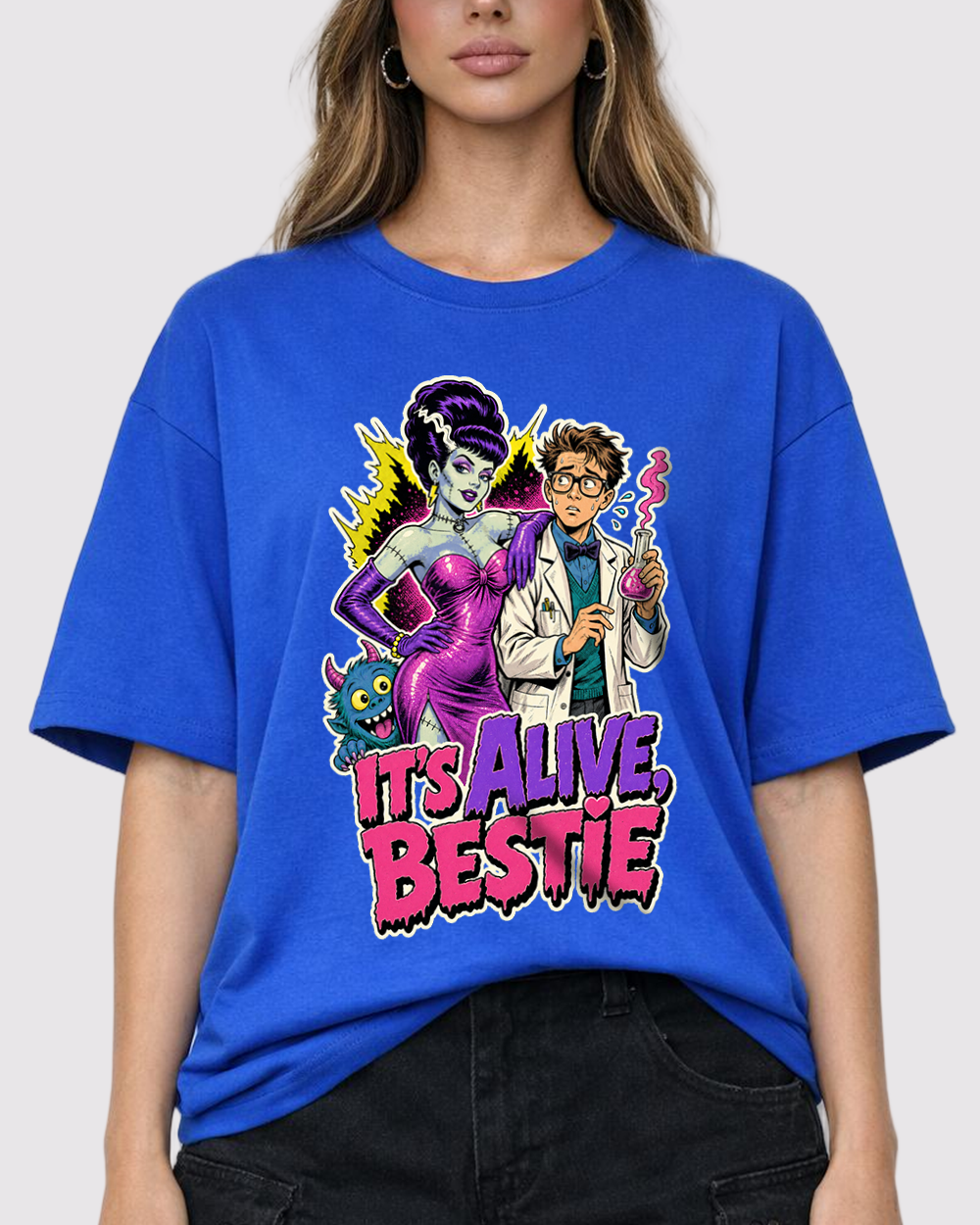 It's Alive Bestie Retro Graphic T-Shirt, primary front view, image 1