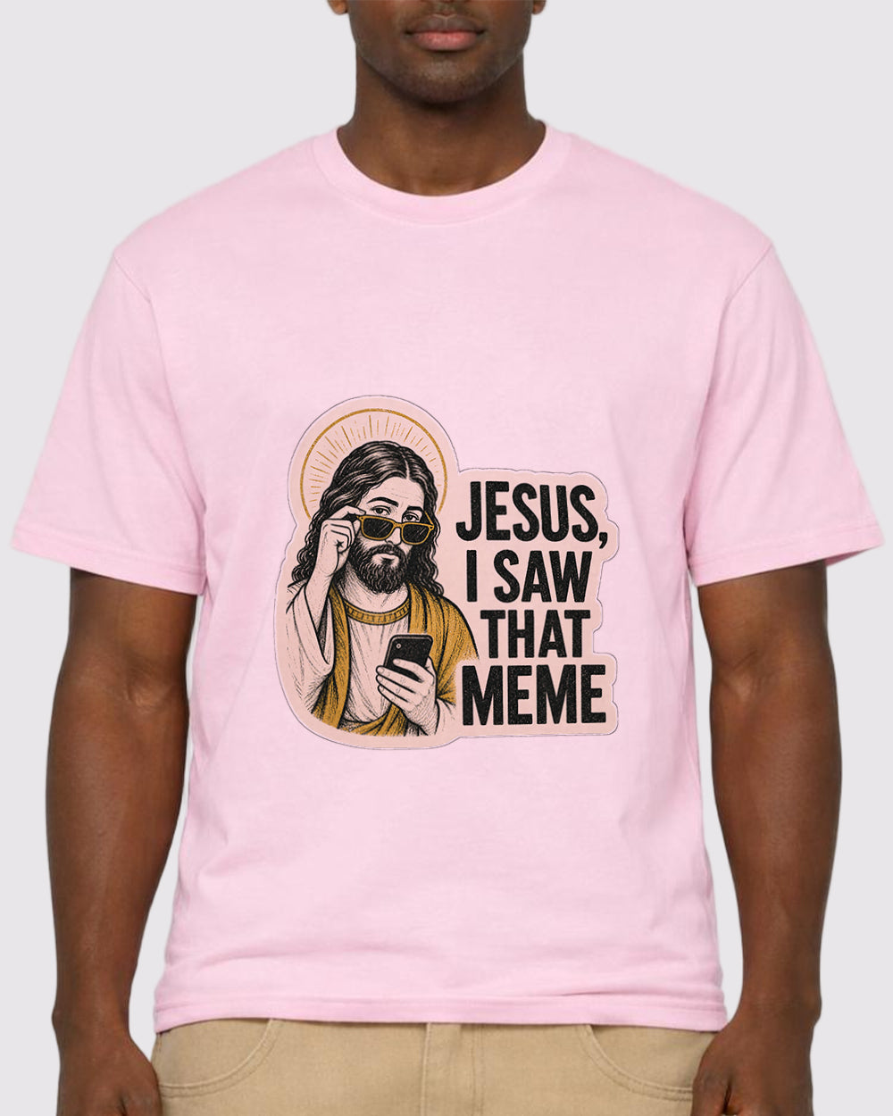 Jesus, I Saw That Meme Pop Culture Graphic T-Shirt, primary front view, image 1