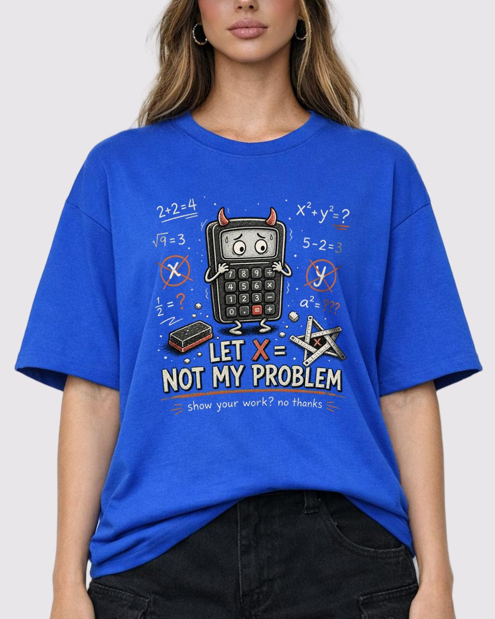 Let X Equal Not My Problem Gaming Graphic T-Shirt, primary front view, image 1