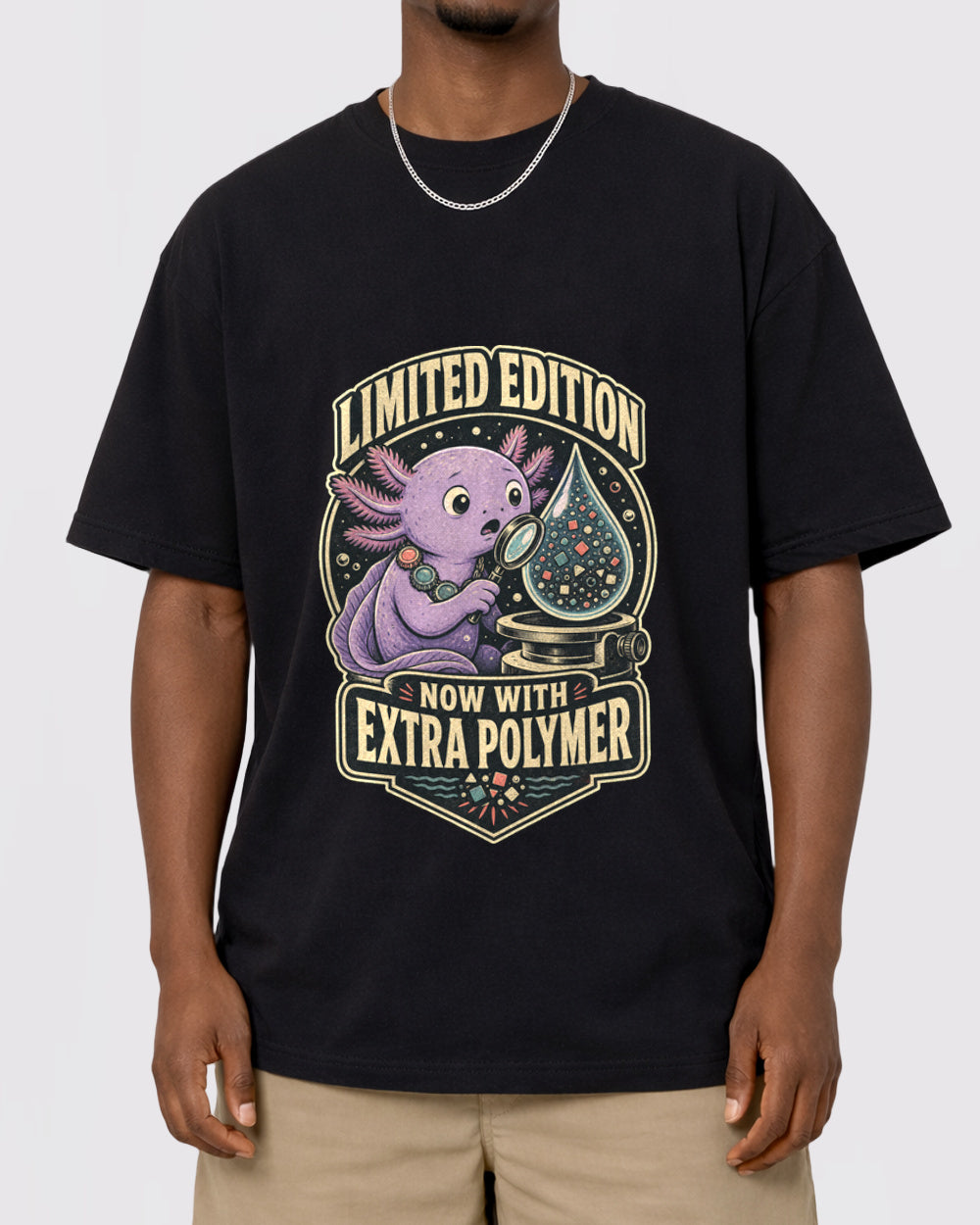 White Limited Edition Extra Powder Graphic T-Shirt primary front view 1 image
