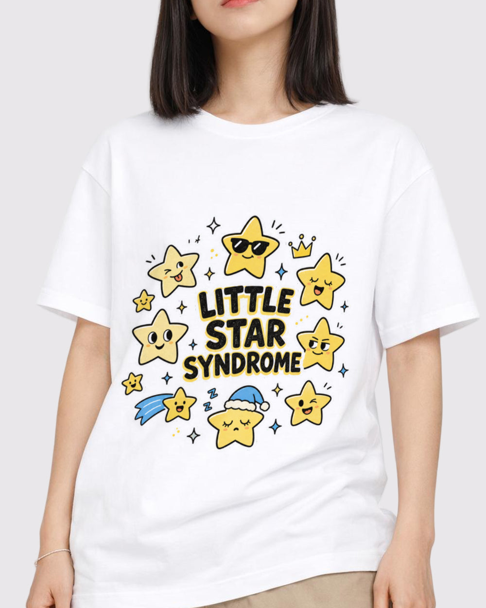 Little Star Syndrome Funny Graphic T-Shirt, primary front view, image 1
