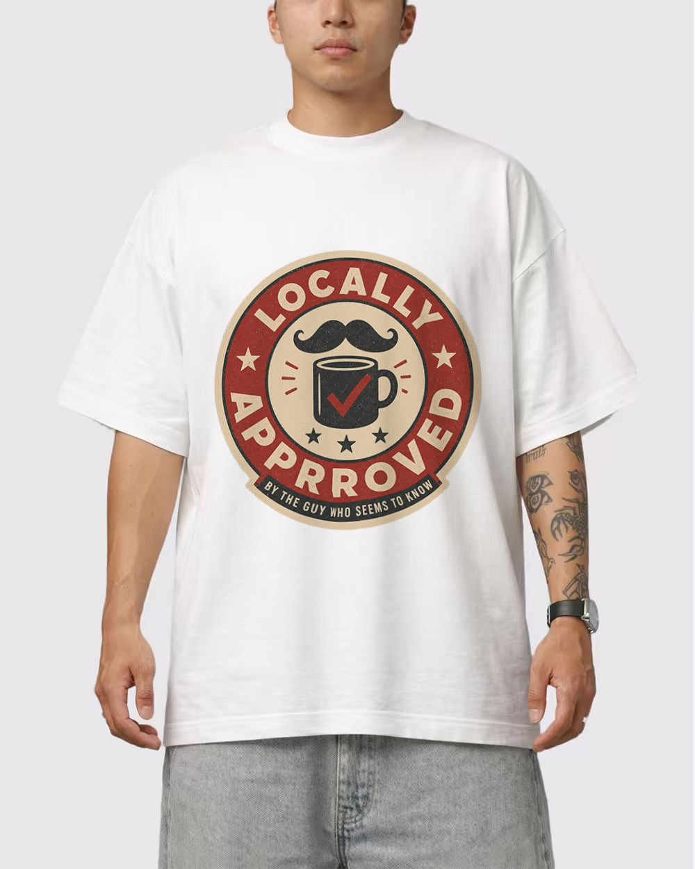 Local Approval Pop Culture Graphic T-Shirt, primary front view, image 1