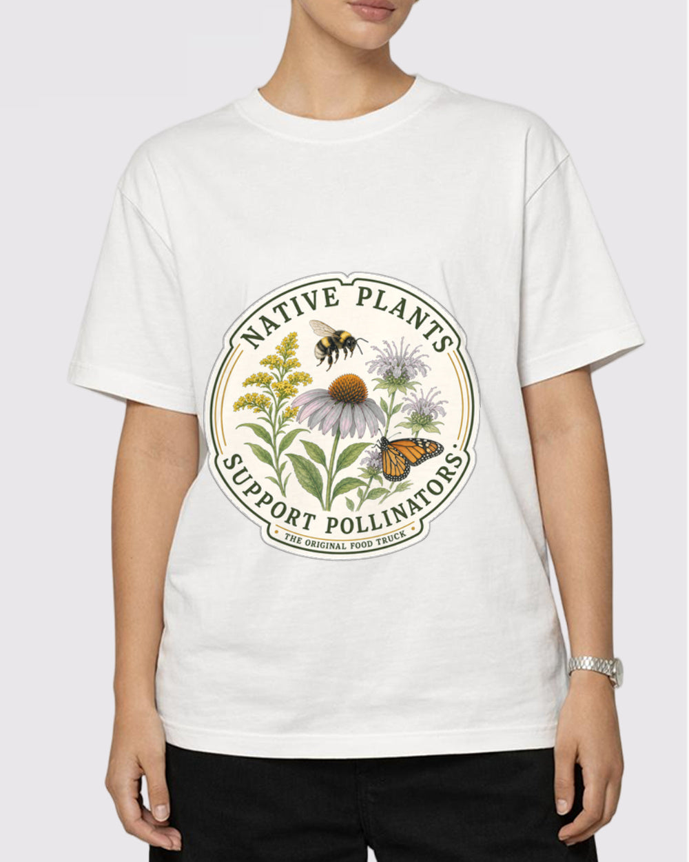 Native Plants, The Original Trend Nature Graphic T-Shirt, primary front view, image 1