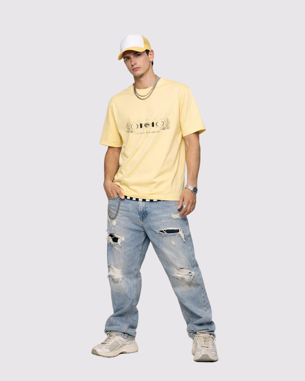 Phases, Not Phased Nature Graphic T-Shirt, full body fit view, image 2