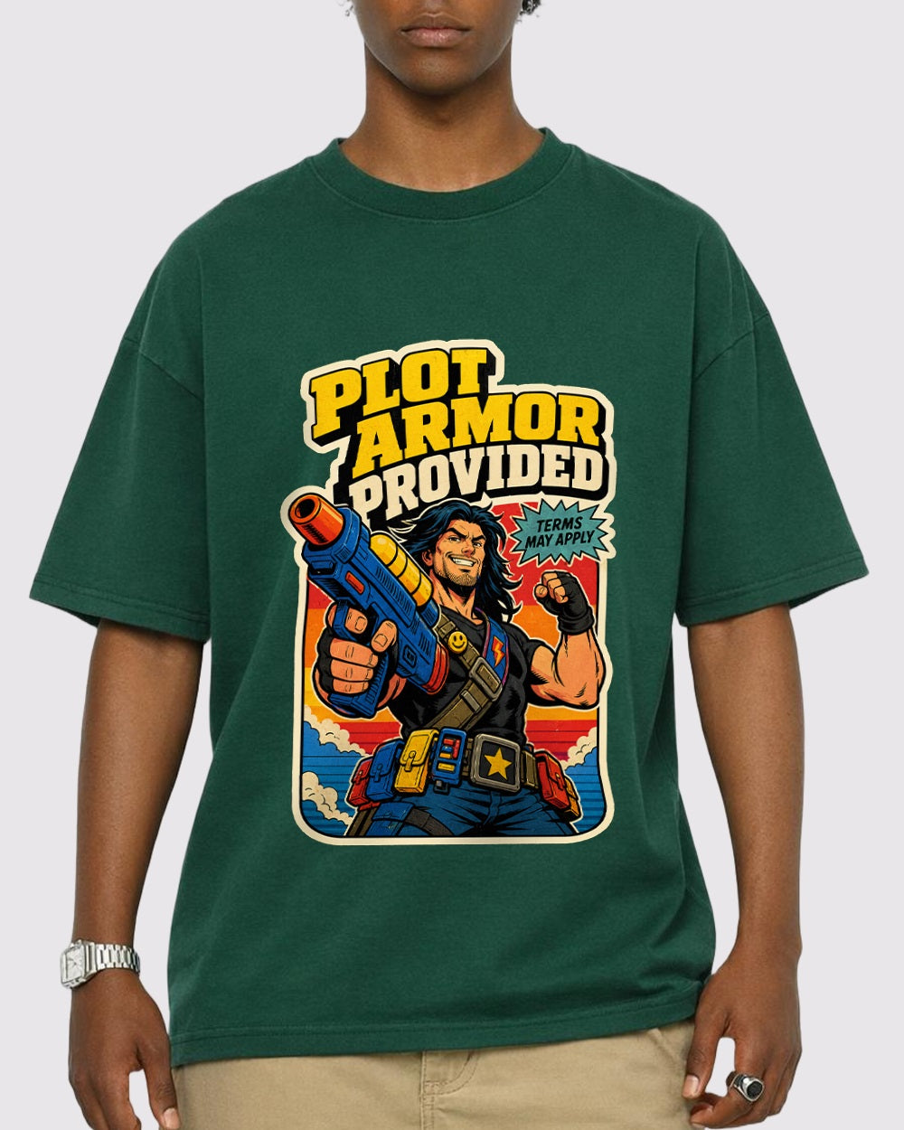 Provided Terms May Apply Gaming Graphic T-Shirt, primary front view, image 1