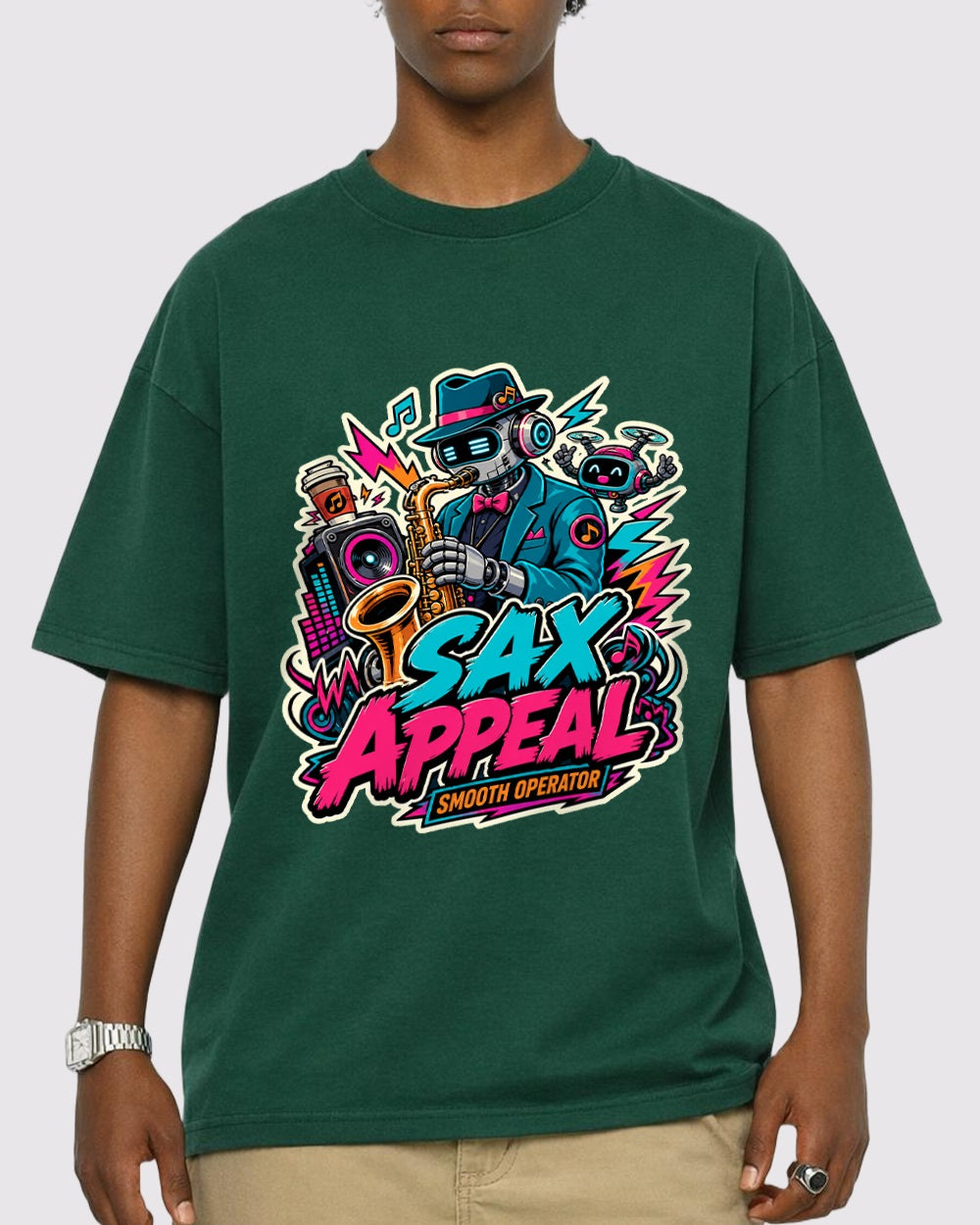 Seal Appeal, Smooth Operator Streetwear Graphic T-Shirt, primary front view, image 1