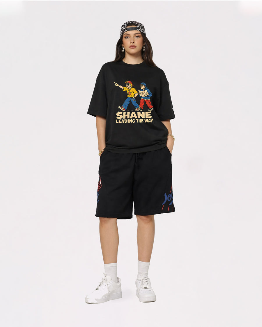 Shane Leading The Way Pop Culture Graphic T-Shirt, full body fit view, image 2