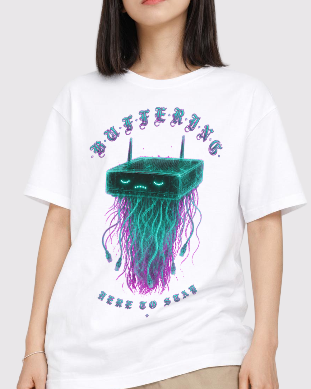 Spaced Out Retro Graphic T-Shirt, primary front view, image 1