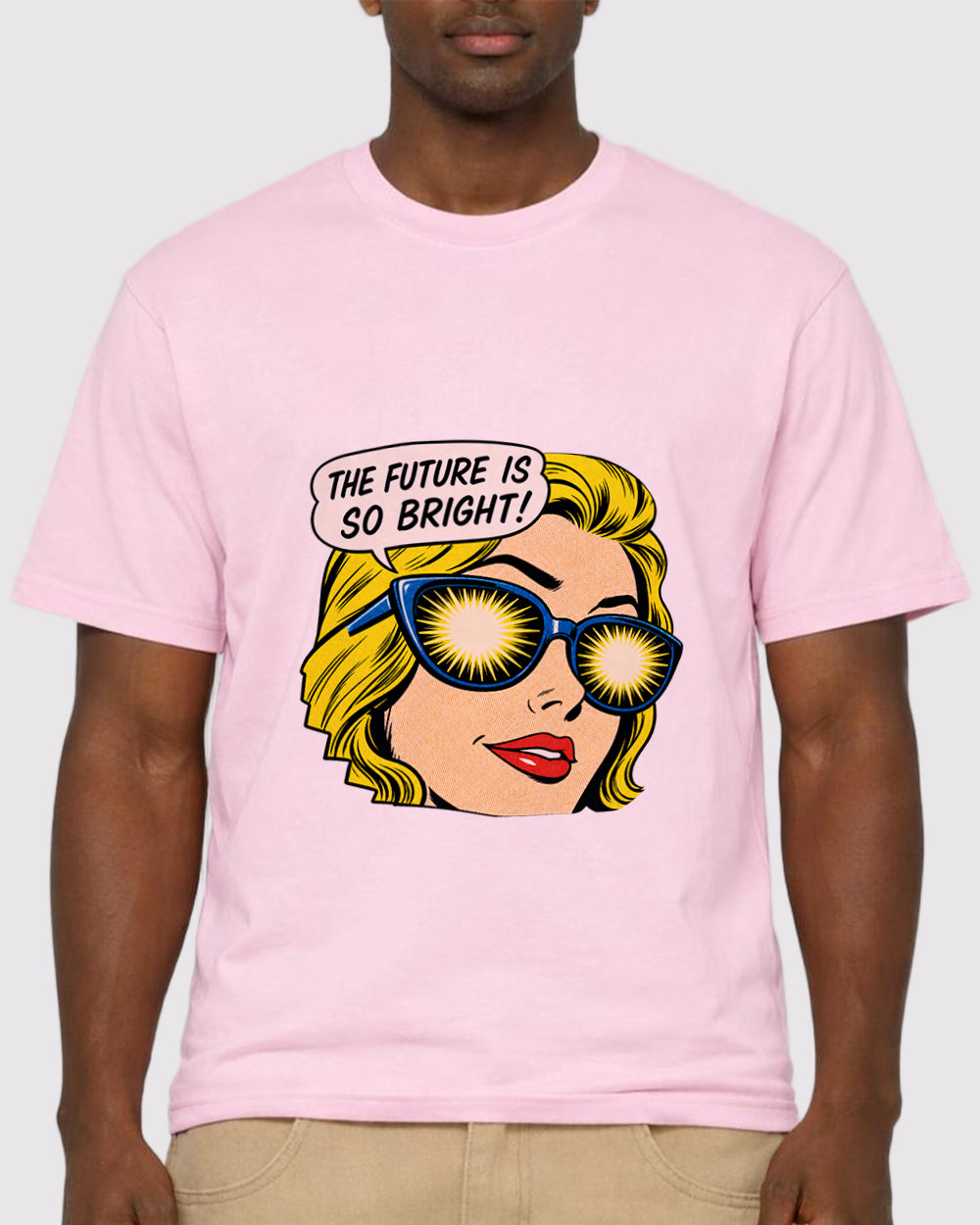 The Future is So Bright Pop Culture Graphic T-Shirt, primary front view, image 1