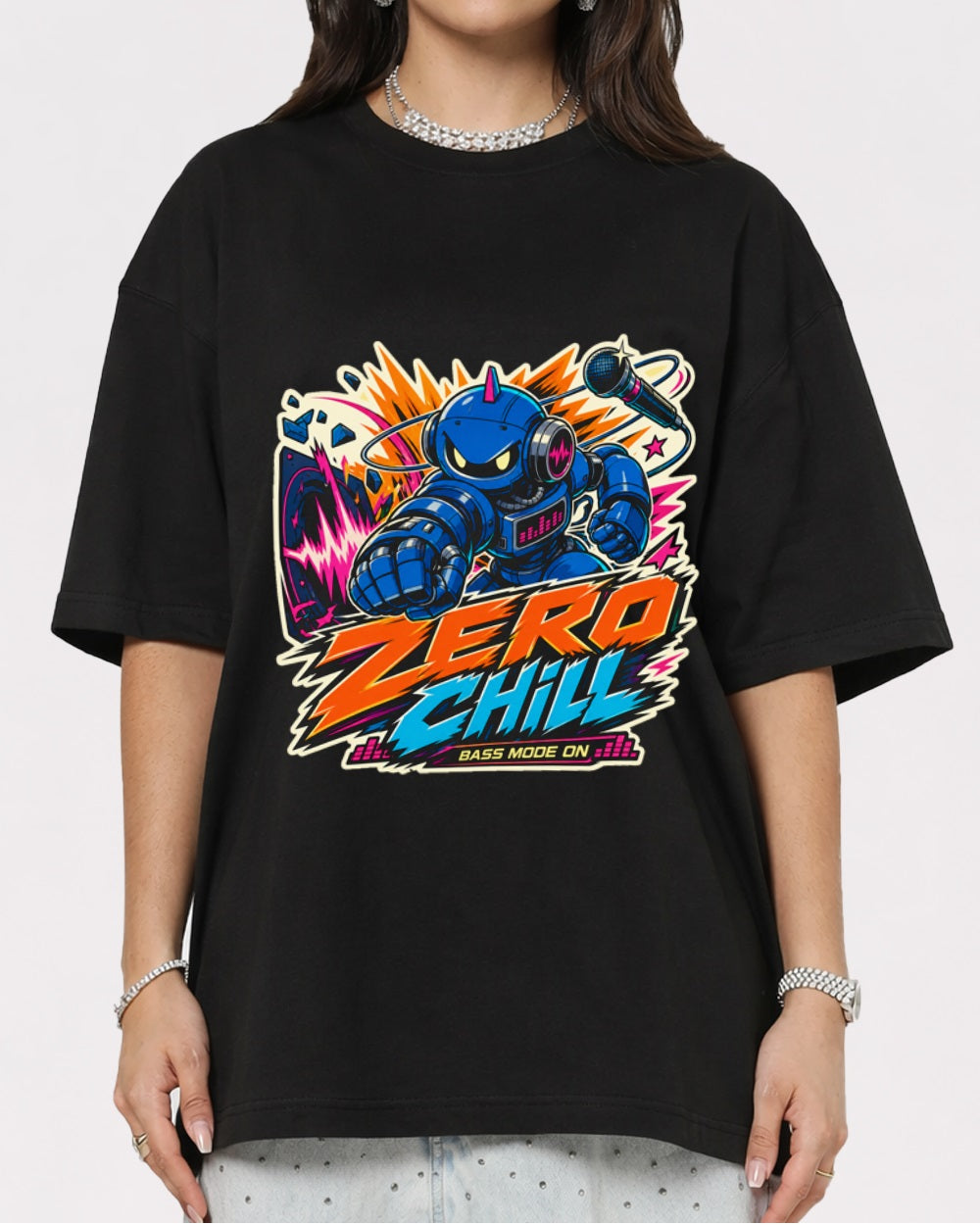 White Zero Chill Graphic T-Shirt primary front view 1 image